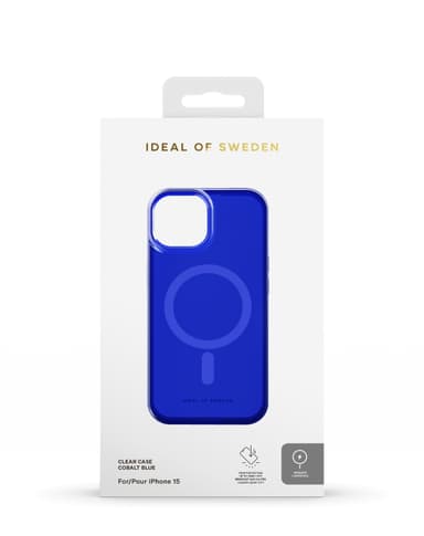 Clear Case MagSafe iPhone 13/14/15 Cobalt Blue