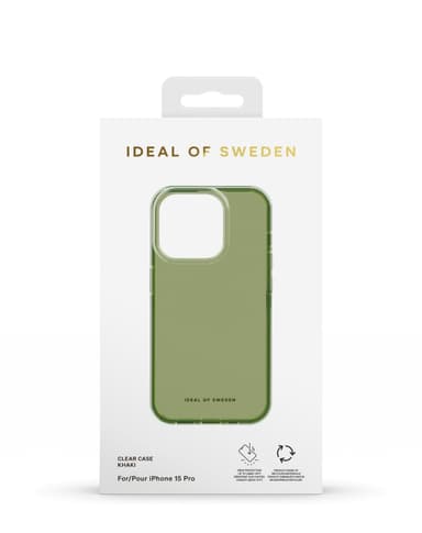Clear Case iPhone 15PR Khaki