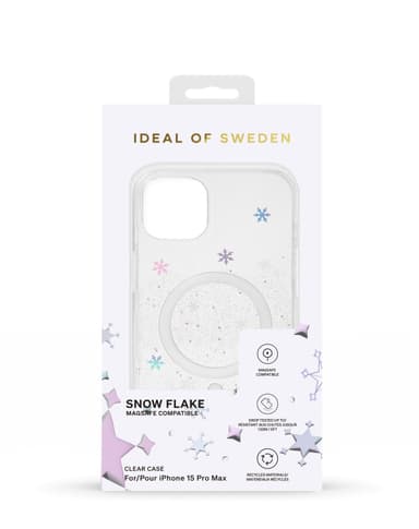 Clear Case MagSafe iPhone 15PM SnowFlake
