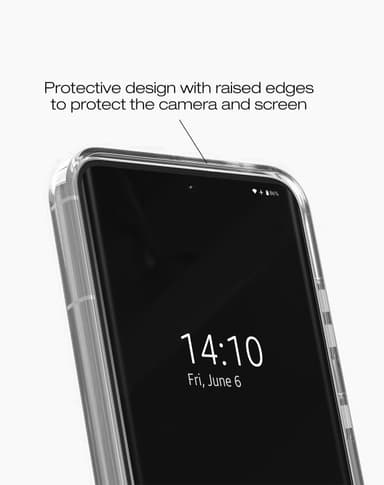 Clear Case MagSafe Galaxy S24 Golden Hearts