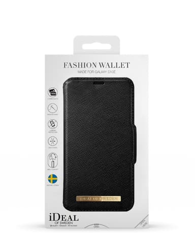 Fashion Wallet Galaxy S10E Black