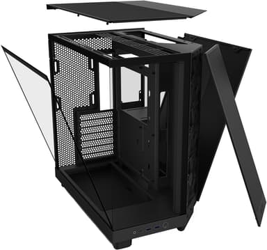 NZXT H6 Flow 2024 PC-kotelo (musta)
