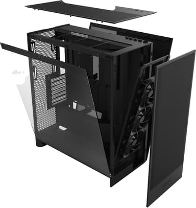 NZXT H7 Flow 2024 PC-kotelo (musta)