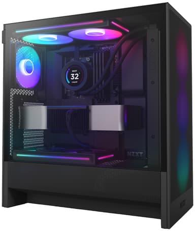 NZXT H5 Flow RGB 2024 PC-kotelo (musta)
