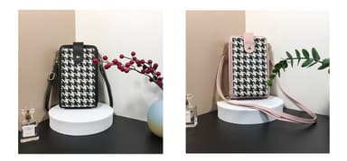 Crossbody Bag Lompakkopuhelinlaukku Musta