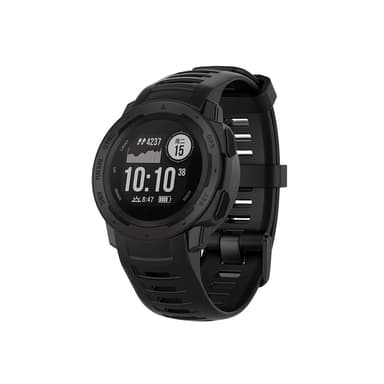 Garmin Instinct 2 silikonikellon ranneke Musta