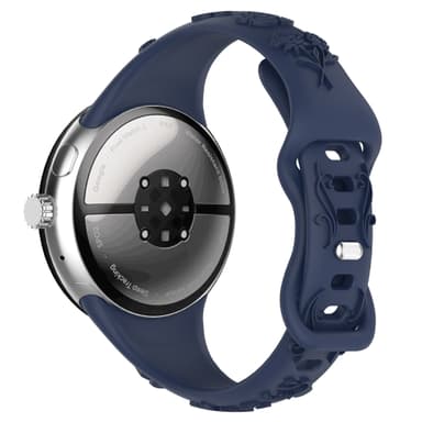 Silikoniranneke Google Pixel Watch 2:lle Sininen