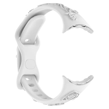 Silikoniranneke Google Pixel Watch 2:lle Valkoinen