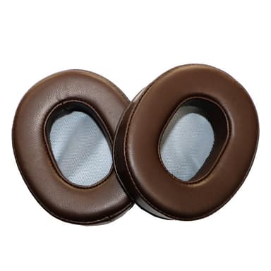 1 pari lampaannahkaisia korvatyynyjä SONY MDR-1ADAC/1ABT/1A1R/1RBT Ruskea