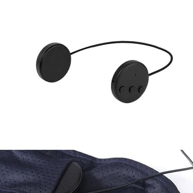 Pääpanta Bluetooth-kuulokkeilla ja mikrofonilla Tummansininen
