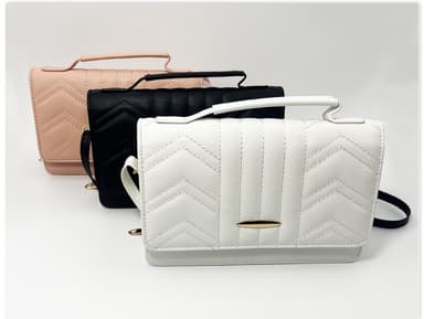 Naisten yksi olkalaukku Crossbody Musta