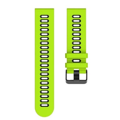 Twin kellon ranneke Samsung Galaxy Watch Active 2 (44mm) - Lime/musta