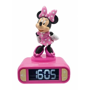 Lexibook Minnie 3D Digitaalinen herätyskello ja yövalo (RL800MN)