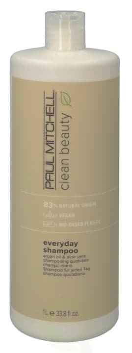 Paul Mitchell Clean Beauty Everyday Shampoo 1000 ml Argan Oil & Aloe Vera