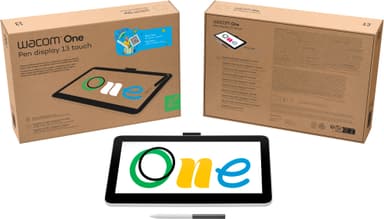 Wacom One 13 Mac/PC/Chromebook/Android näyttö + kynä