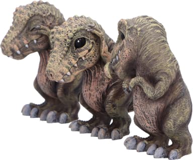 Nemesis Now Three Wise toimintafiguurisarja (Tyrannosaurus Rex, 3 kpl)