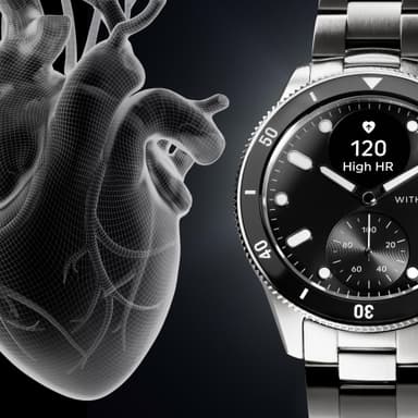 Withings ScanWatch Nova hybridikello 42 mm (musta)