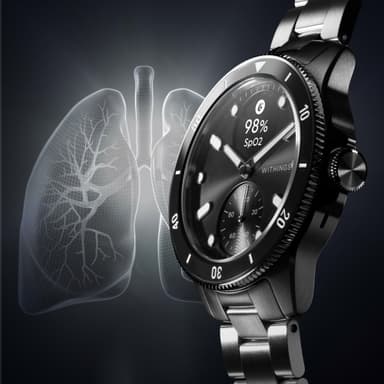Withings ScanWatch Nova hybridikello 42 mm (musta)