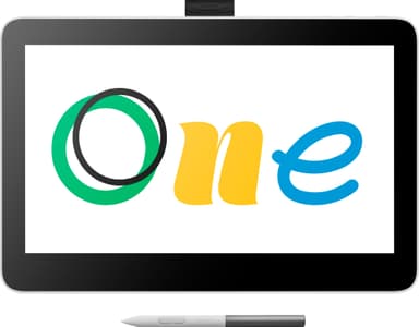 Wacom One 13 Mac/PC/Chromebook/Android näyttö + kynä
