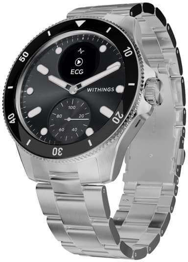 Withings ScanWatch Nova hybridikello 42 mm (musta)