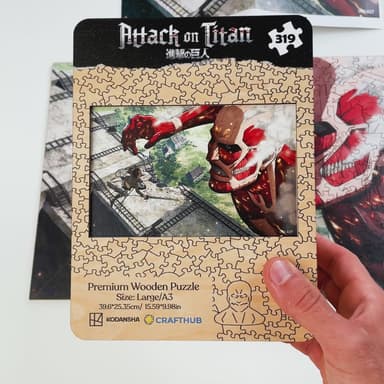 Crafthub Attack on Titan palapeli (Eren Colossal Titan)