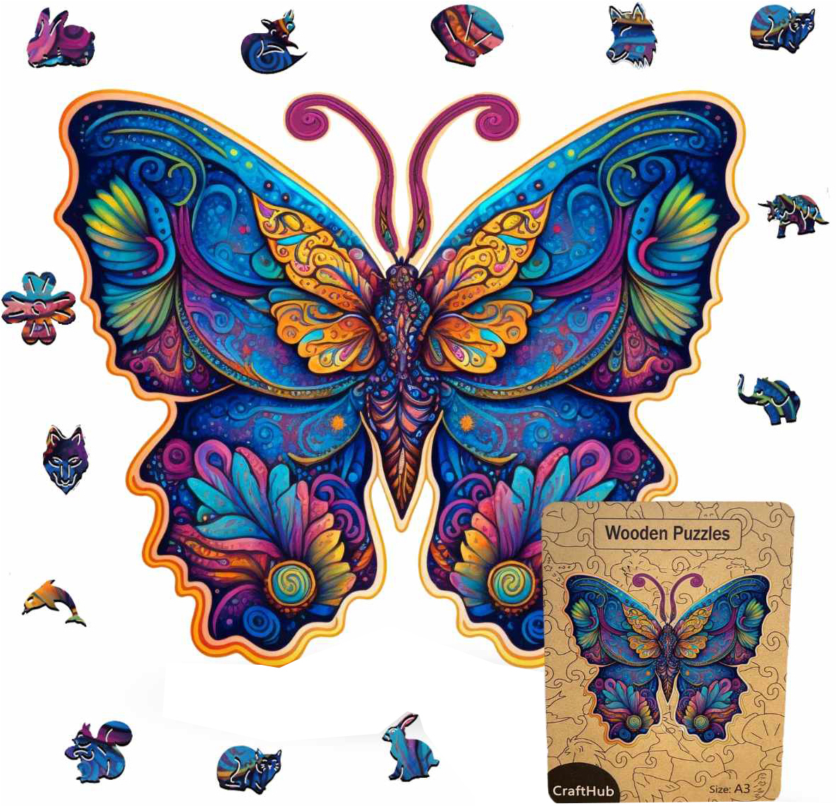 Crafthub Galaxy Butterfly palapeli