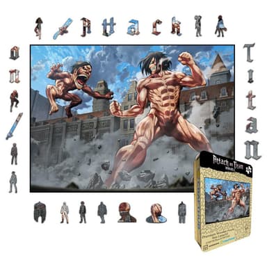 Crafthub Attack on Titan puzzle (Eren vs Armored Titan)