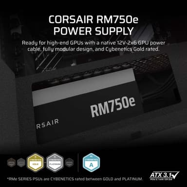 Corsair RM750e virtalähde