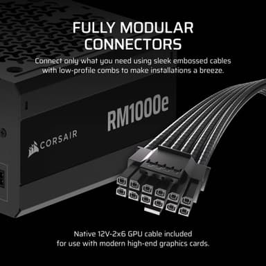 Corsair RM1000e virtalähde