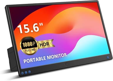 NÖRDIC USB-C & HDMI Kannettava LCD-näyttö 15,6"" 1920x1080p 60Hz