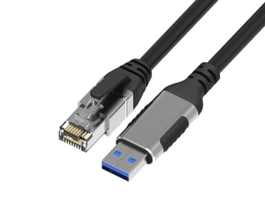 NÖRDIC 5m USB-A 3.1 - RJ45 1Gbps LAN Windows, MacOS, Linux, ChromeOS