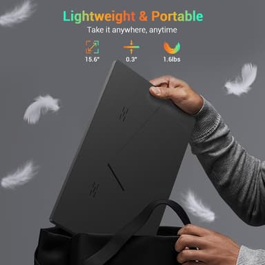 NÖRDIC USB-C & HDMI Kannettava LCD-näyttö 15,6"" 1920x1080p 60Hz
