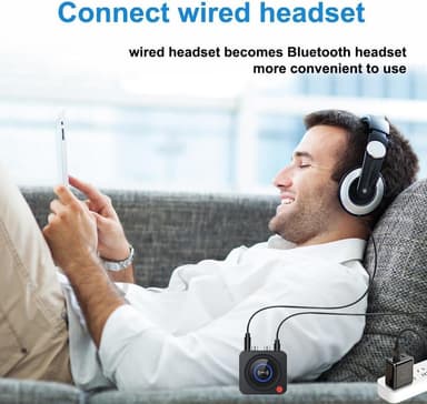 NÖRDIC Bluetooth 5.1 -vastaanotin, NFC, TF-korttipaikka, 3,5 mm AUX/RCA