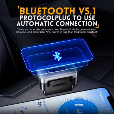 FNIRSI FD10 OBD2 vikakoodinlukija ja auton diagnostiikkatyökalu iOS:lle ja Androidille