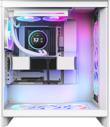 NZXT Kraken 240 Elite V2 RGB nestejäähdytin (valkoinen)