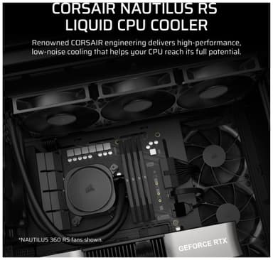 Corsair Nautilus 240 mm RS nestejäähdytin (musta)