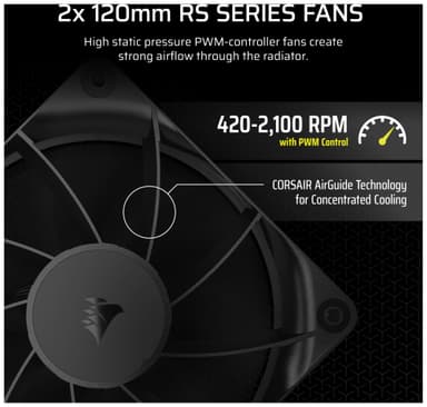 Corsair Nautilus 240 mm RS nestejäähdytin (musta)