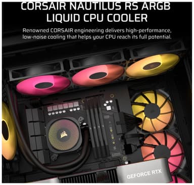 Corsair Nautilus 360 mm RS ARGB nestejäähdytin (musta)