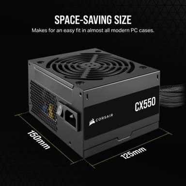 Corsair CX550 virtalähdeyksikkö (550 W)