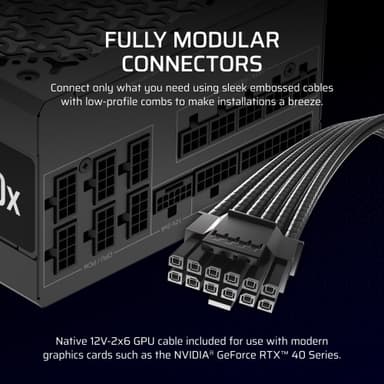 Corsair RM1000x virtalähdeyksikkö (1000 W)