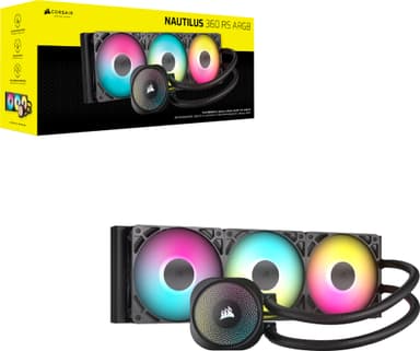 Corsair Nautilus 360 mm RS ARGB nestejäähdytin (musta)