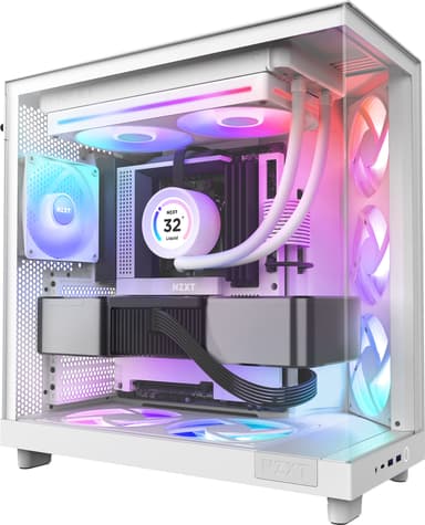 NZXT F280 RGB Core 280 mm Unibody tuuletin (valkoinen)