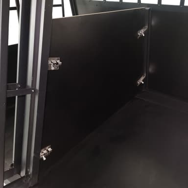 Trekker koiran kuljetushäkki XXL 104x90.5x69.5cm, Musta