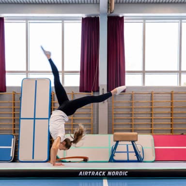 AirTrack Nordic Carbon ilmavolttirata - Keltainen 8 m