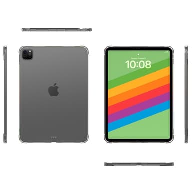 iPad Pro 11 (2024) Kirkas Tablettikotelo Neljä Kulmaa Pudotussuoja TPU Takakuori