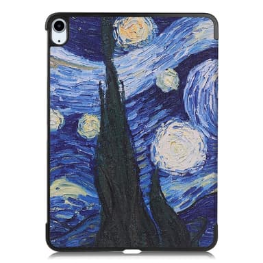 iPad Air 11 (2024) Kotelo Auto Herää / Nuku Kolminkertainen Taittojalusta Tabletin Suoja - Painting