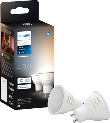Philips Hue LED lamppu GU10 4,2 W (2 kpl)