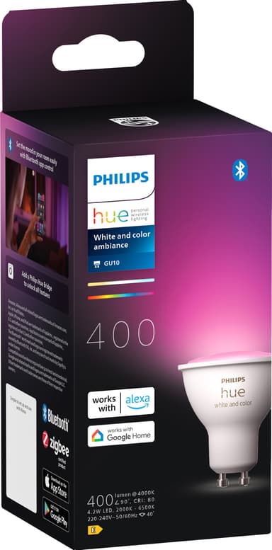 Philips Hue LED lamppu GU10 4,2 W