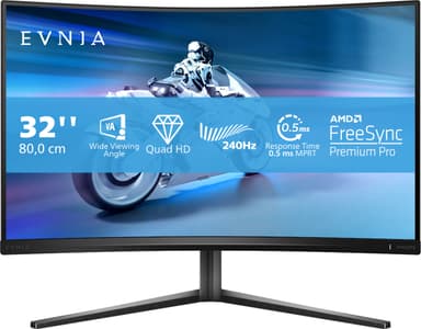 Philips Evnia 31,5" 32M2C5500W kaareva pelinäyttö