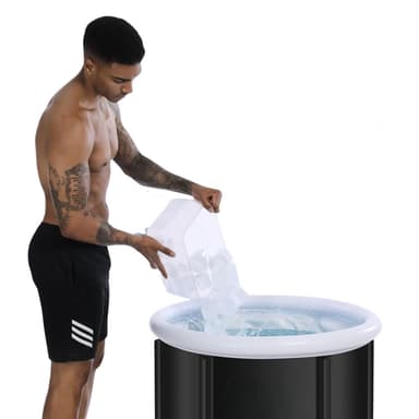Jääkylpy - Deluxe Ice Nordic - Kannettava - Musta